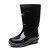 回力雨鞋户外钓鱼防水不易滑雨靴耐磨水鞋 838黑色中筒加棉 40码 