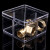 金固牢 KCzy-671 塑料透明方形收纳盒 带盖标本收藏样品展示盒 9.4*9.4*5.9cm