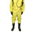 劳卫士FHLWS-001-B消防防化服/半封闭防化服耐酸碱防尘防静电黄色 黄色 XXL