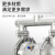 适用于上海气动隔膜泵QBY-40QBY-25不锈钢铝合金PP耐腐蚀压滤污水 QBY-40铝合金+特氟龙F46