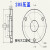 204/6205/6206/6207/6208/6210轴承座压盖防尘盖锯机轴承铝盖 6204轴承压盖内孔21 默认