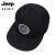 吉普（JEEP）帽子男士平檐棒球帽韩版潮流嘻哈帽舒适透气鸭舌帽平沿户外旅游遮阳帽太阳帽 A0261黑色