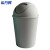 希万辉 商用卫生间带盖垃圾桶客厅办公室垃圾篓【 绿色32*19*15cm】XWH0273