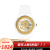 斯沃琪（Swatch）【新年礼物】Swatch斯沃琪瑞士手表简约潮酷镂空表盘纯色石英手表 白色马戏团 SO29W107