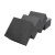防震垫缓冲加厚橡胶块 机械设备减震垫橡胶垫 长方块黑色 50*50*10mm10个