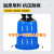 京胜丰博 加厚大号塑料圆形水桶蓝色带盖500*400*620mm工业桶储水桶收纳桶厨房垃圾桶大容量多用桶100升