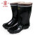 安全牌（AN QUAN PAI） 工矿靴 ZX001-1 42码 反光雨靴 劳保鞋 矿工防滑雨靴 半筒