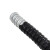 耐盾高 黑色包塑金属软管 电线电缆保护套管蛇皮管阻燃管 普通25mm（50米价格）