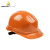 代尔塔/DELTAPLUS102011PP无孔橙色安全帽1顶+1个logo双色单处印制不含车贴编码工程建筑施工头盔