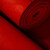冰禹 BYlj-146 耐磨加厚一次性地毯 展会婚庆迎宾地垫 楼梯过道商用地毯(多拍不裁断) 红色1.2×10m 厚2mm