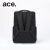 ACE./EVL-3.5双肩包商务背包电脑笔记本包可套拉杆大容量收纳 黑色-62012J