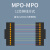 广昌兴（G.C.X）电信级 万兆多模 光纤跳线 MPO-MPO 12芯 OM3 10米 低烟无卤母头支持40/100g光模块收发器