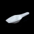 平底称量勺容量液体样品勺PP材质白色称量勺 实验室药勺 100ml