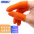 海斯迪克 HKSB08 加厚防滑护指 耐磨乳胶手指套 米白色2.5cm/S码【100只】 