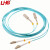利合光电（LHG）LC-SC多模万兆双芯光纤跳线OM4低烟无卤两端双头跳纤连接尾纤 10米