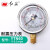 红旗仪表抗震压力表YTN-60液压表防震耐震0-1.6MPA油压水压气压表 0-0.1MPa (1公斤)