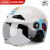 BIGBRO X-07 白色海航 3C认证摩托车头盔男女夏季电动车夏盔