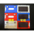 磁性标签牌 货架标识牌仓库物料卡库房标签塑料牌磁铁卡槽货位卡 5.5x7.5三轮强磁