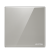 leviton立维夏威夷系列灰色 空白面板钢化玻璃插座白板 空白面板86型白盖板 家用开关白板 灰色