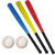 旋龙儿童棒球棍软式海绵塑料幼儿园垒球棒玩具橡胶道具训练套装棒球棒 黄色棒球棒64cm+2球