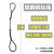 莎庭（SARTILL）插编钢丝绳起重吊装双扣吊索具编头子起重工具钢丝绳14mm16mm18mm 10毫米1米