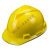 梓萤岔ABS领导安头帽工地透气建筑工程国标加厚玻璃钢安帽男 V型国标加厚 黄色