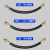 挠性钢丝管4分扰性管钢丝穿线管连接软管接线编织金属/挠性管 4分 2寸DN50*700mm 一内一外螺纹