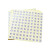 稳斯坦 WST615 标识 401-500数字标签贴纸 不干胶标签 直径10mm 15张( 1500个数字）