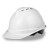 普达 透气安全帽工地防砸帽工程施工帽 V型透气ABS安全帽 6006 白