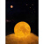 铭汇通网红风月球灯落地灯客厅卧室少女ins床头灯3D月亮灯星球灯充电款 15cm(3色)月球支架 插电款