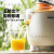 大宇（DAEWOO）电动橙汁机家用榨汁机全自动原汁机水果压榨器汁渣分离榨橙机 奶糖白