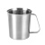 加厚304不锈钢量杯2000ml奶茶咖啡量杯带刻度2L 拉花杯实验杯量筒 不锈钢1500ml量杯