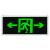 中为世行 免接电安全出口指示牌 自发光逃生通道标识夜光疏散标志 单面向左安全出口