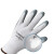 Rockwell 装卸打包机械维修耐油浸胶手套 劳保手套灰色 NL1002 10副 M(8寸)