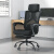 奈高NAIGAO电脑椅办公椅职员椅家用网布人体工学转椅含脚托-黑色