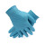 AMMEX爱马斯 柯沃系列 APFGWCHD42100一次性蓝色丁腈手套6.8g（加厚型 无粉 麻面）-小*1盒 100只/盒