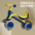 酷奇星1-3岁儿童平衡车无脚踏幼儿滑行车四轮宝宝滑学步车小孩婴儿玩具 王子蓝