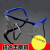 抗冲击眼镜防溅护目镜防护眼镜防尘防沙劳保眼镜劳保用品工作安全 2010黑色眼镜1付玻璃片