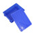 冰禹 塑料周转箱 螺丝存储工具收纳箱零件盒 5号加高340*270*195mm带盖蓝 bf-169