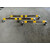 不锈钢护栏M型钢管挡车器加厚U型护栏防撞路桩防护道路挡车警示柱 201-u型护栏-300mm500mm76