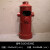 美式工业风复古垃圾桶LOFT脚踏消防栓纸篓创意酒吧装饰品摆件 大号红色