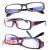 电焊眼镜自动变光太阳能防护护目镜烧焊氩弧焊焊接眼墨镜 外黑内紫[买2送1] 简装[无赠品]