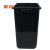 添亦 干湿分离垃圾分类垃圾桶大号可回收物厨房果皮箱 60升不带盖（黑色）