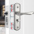 玥玛 304不锈钢可调节房间门锁 YM-KTS01（160)