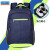 RSL羽毛球包双肩大容量羽毛球背包3支装网球包多功能运动包 藏青配湖蓝