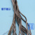 电梯钢丝绳8 10 12 13mm高速主机曳引绳专用半钢芯配件无锡通用梯 浅灰色 13mm