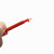 定制适用高品质纯铜测试钩连接线 5A2F10A带线测试钩双头测试钩子连接勾线 1.6平方 0.3米 红色