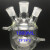 三口夹套反应瓶玻璃烧瓶1000ml双层玻璃反应釜反应器实验器皿