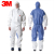 3M 4535防护服工业防尘服 喷漆实验室背部透气隔离服连体服 M