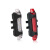米茨 红色条形USB充电夜骑安全警示灯1个 2.5*8.5CM ABS材质 FJS27